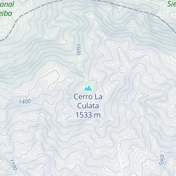 Map of Cerro La Culata