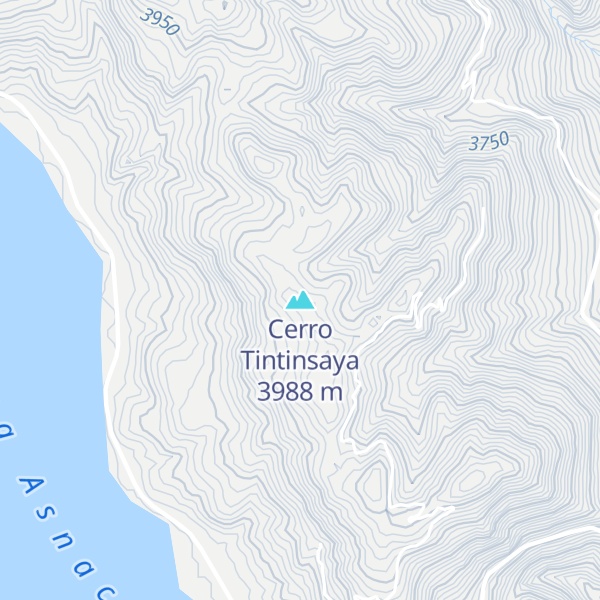 Map of Cerro Tintinsaya