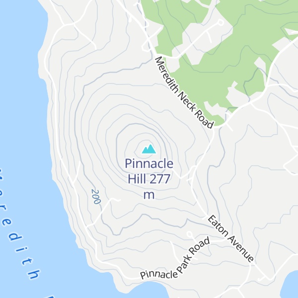 Map of Pinnacle Hill