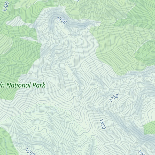 Map of Cerro Los Ángeles
