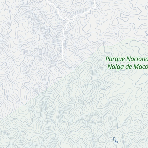 Map of Loma La Canastica