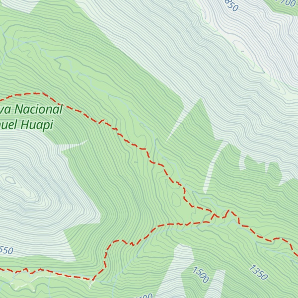 Map of Refugio Petricek