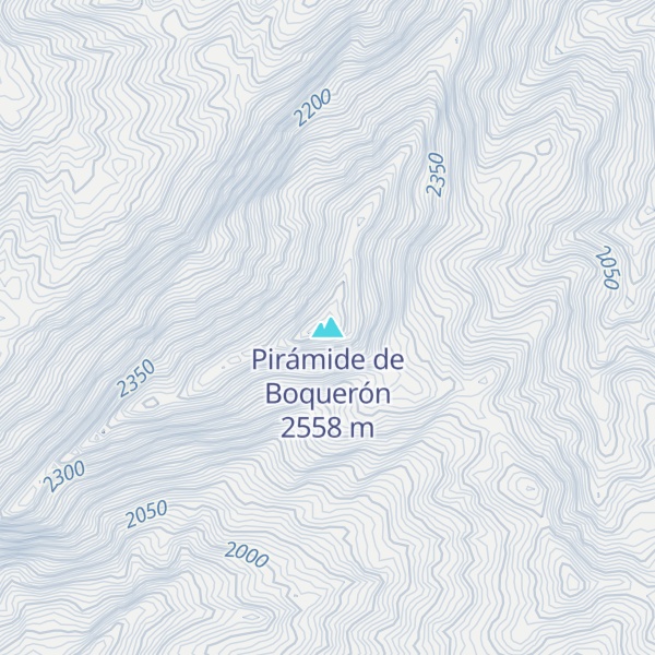 Map of Pirámide de Boquerón