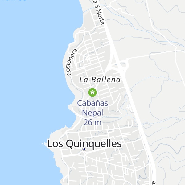 Map of Cabañas Nepal