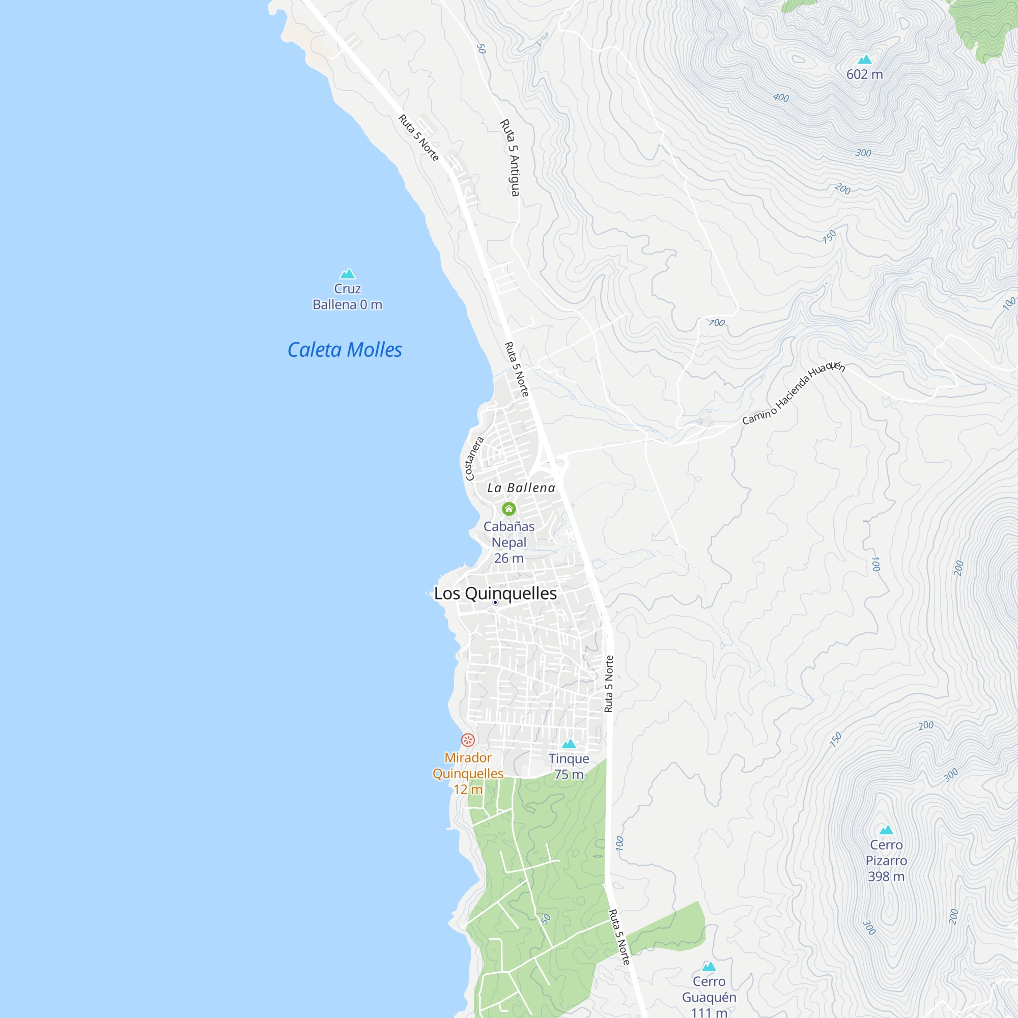 Cabañas Nepal map