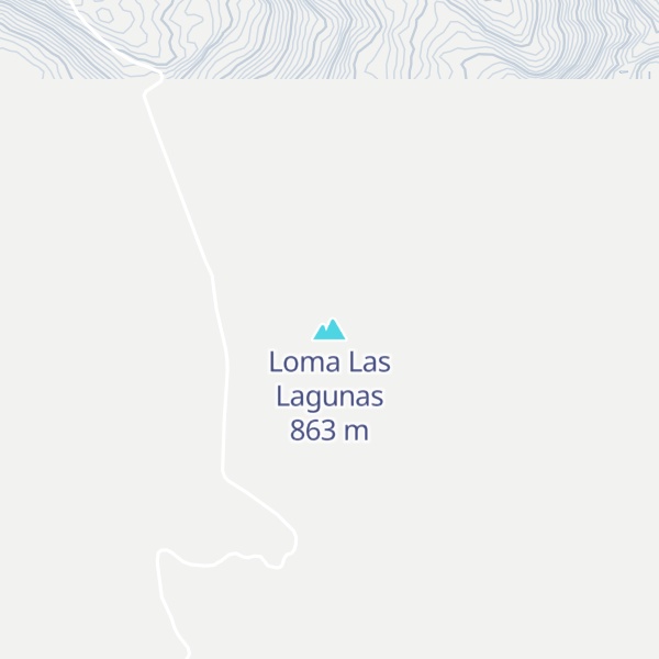 Map of Loma Las Lagunas