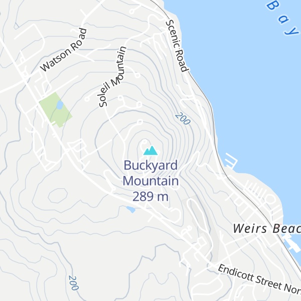 Map of Buckyard Mountain