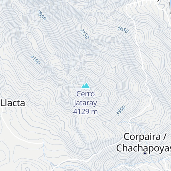 Map of Cerro Jataray