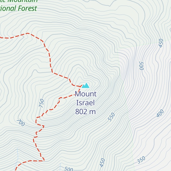 Map of Mount Israel