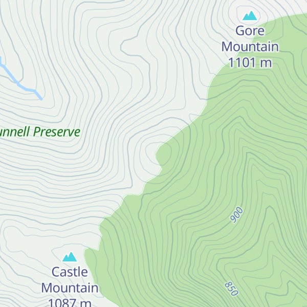 Map of Notch Mountain