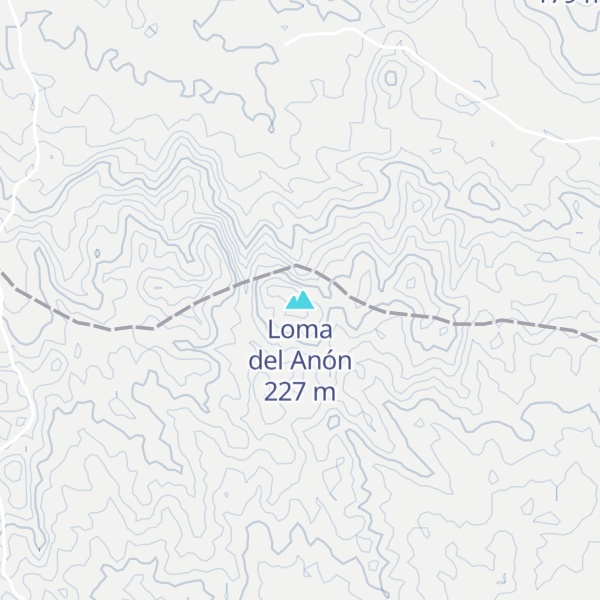 Map of Loma del Anón