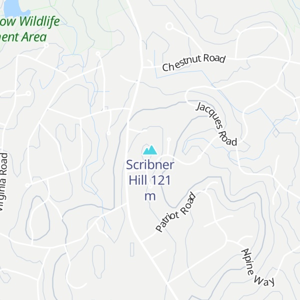 Map of Scribner Hill
