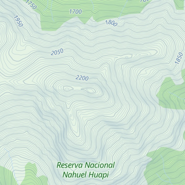 Map of Pico D'Agostini