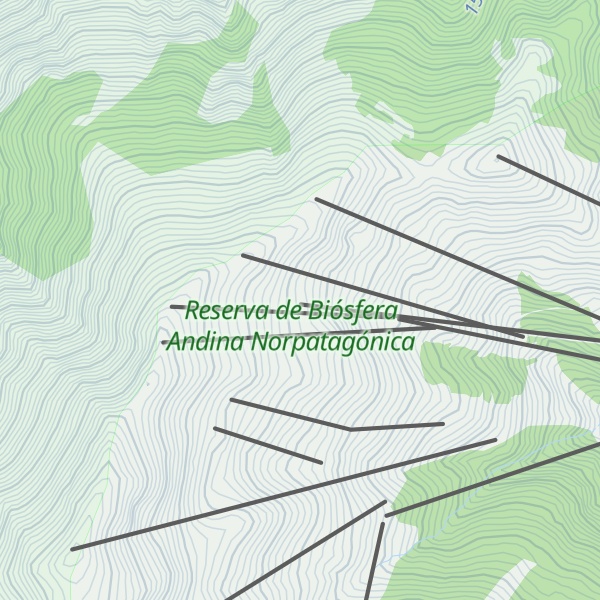 Map of Refugio Punta Nevada
