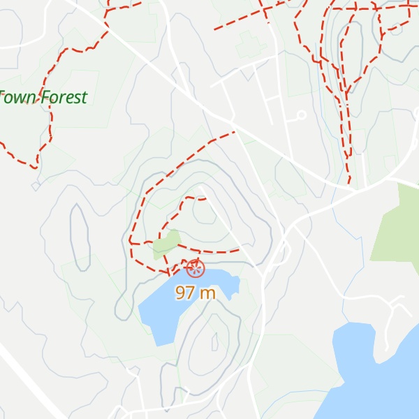 Map of Newtown Hill