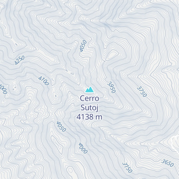 Map of Cerro Sutoj