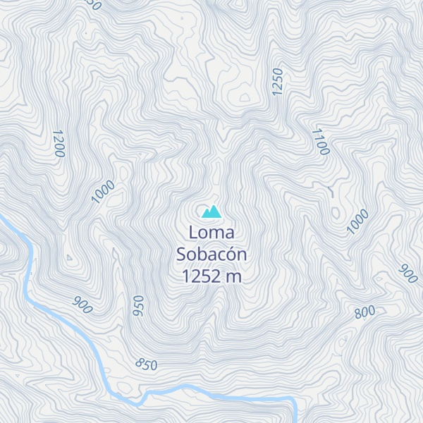 Map of Loma Sobacón