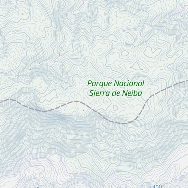 Map of Loma La Víbora
