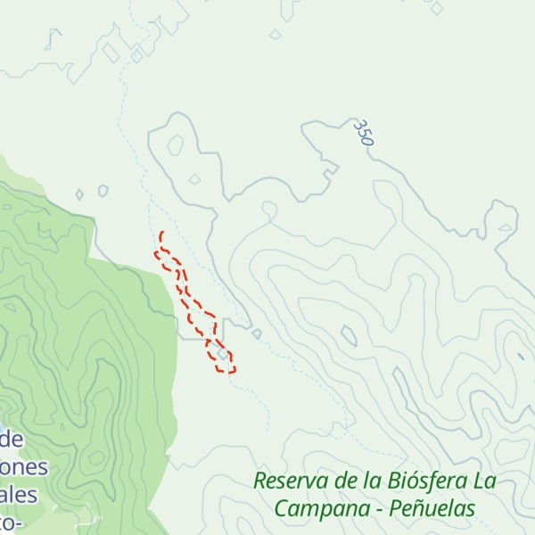 Map of Cerro La Mina
