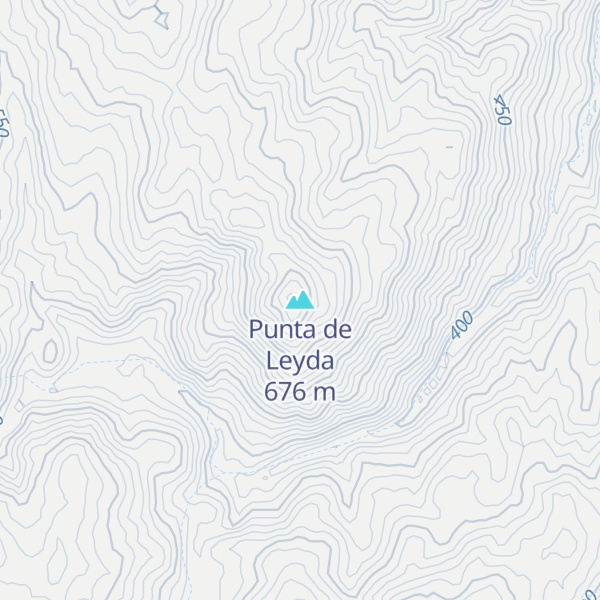 Map of Punta de Leyda
