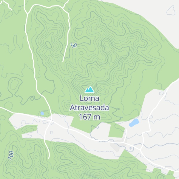 Map of Loma Atravesada