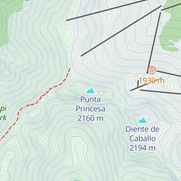 Map of Punta Princesa