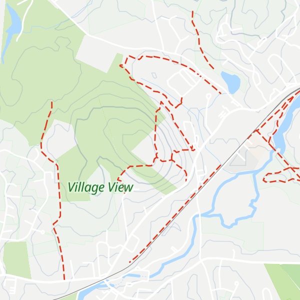Map of Kissacook Hill