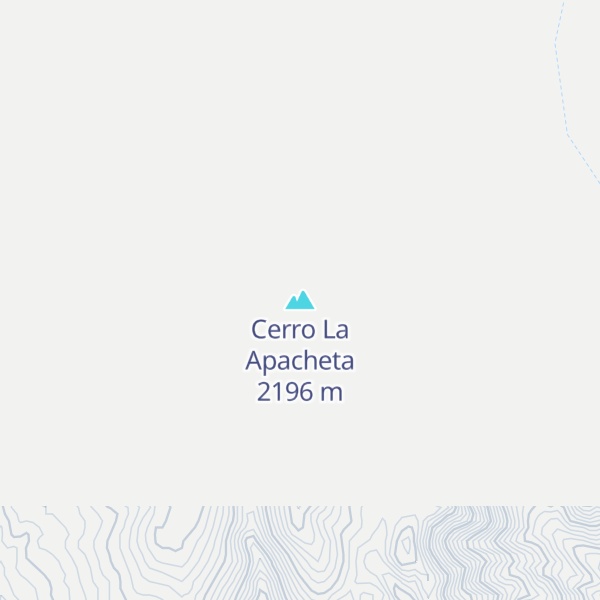 Map of Cerro La Apacheta