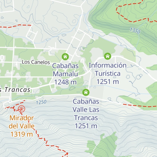 Map of Cabañas Blanche Neige