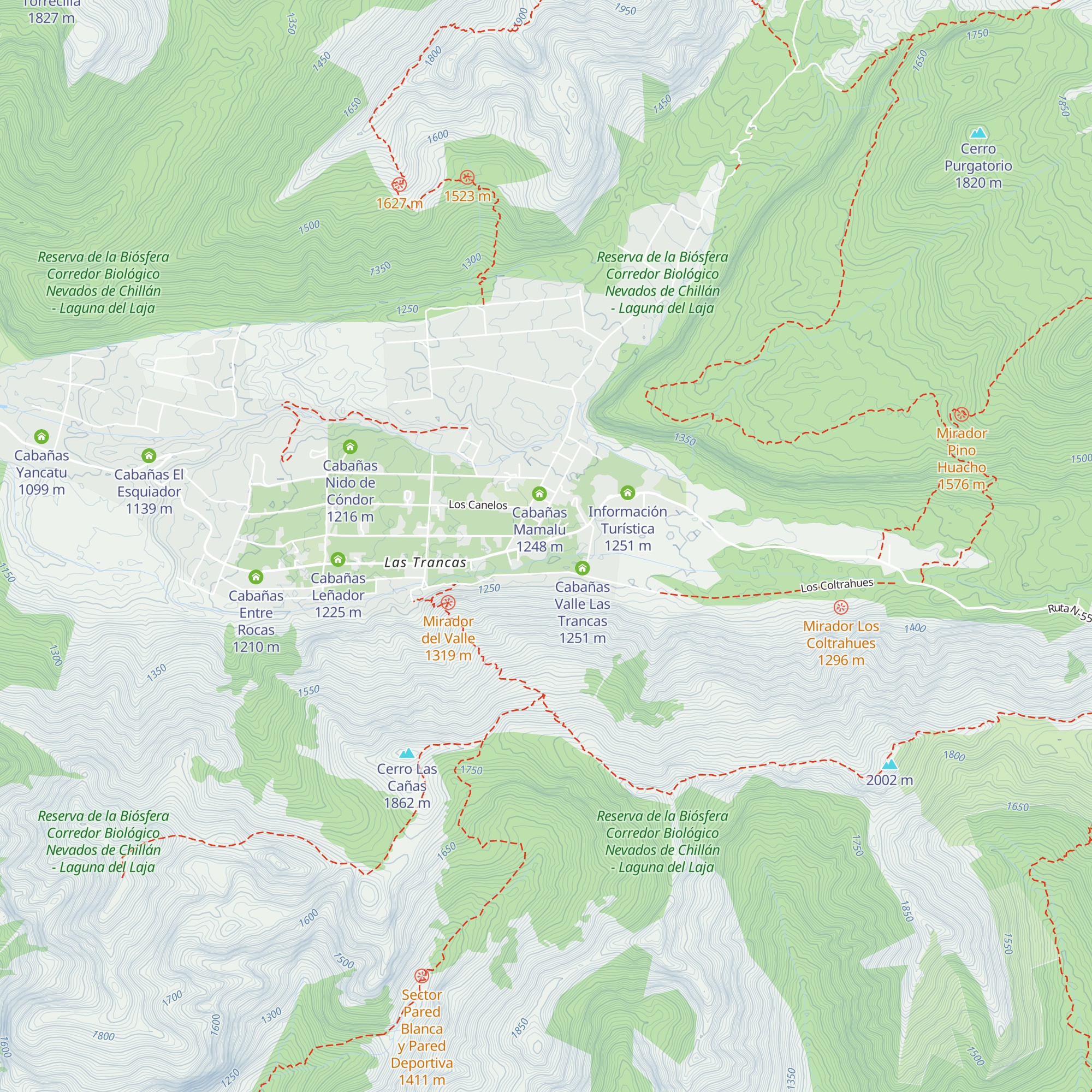 Cabañas Pacha Pulay map