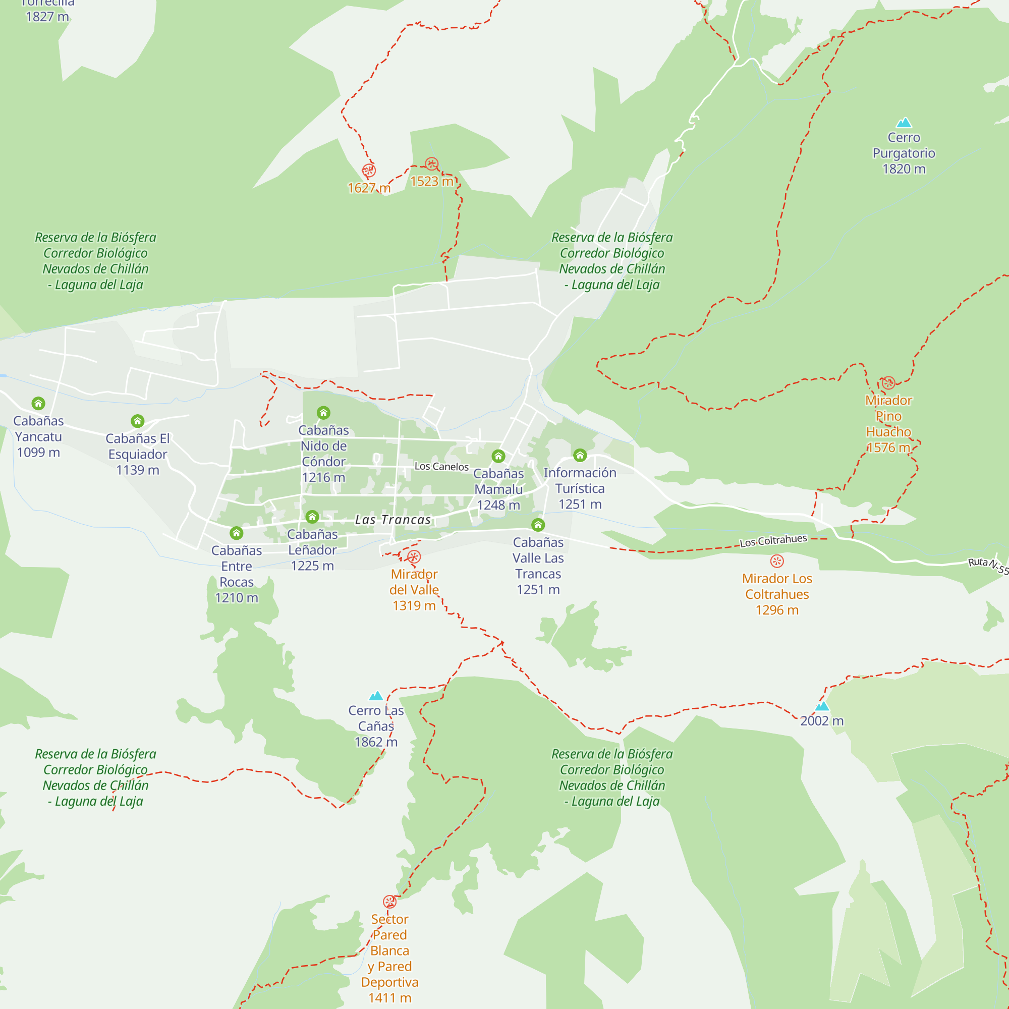 Cabañas Pacha Pulay map