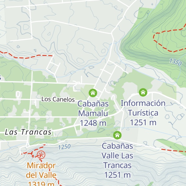 Map of Cabañas Mamalu