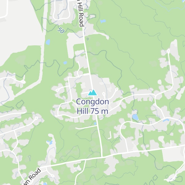 Map of Congdon Hill