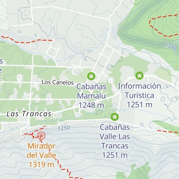 Map of Cabañas Ecobox Andino