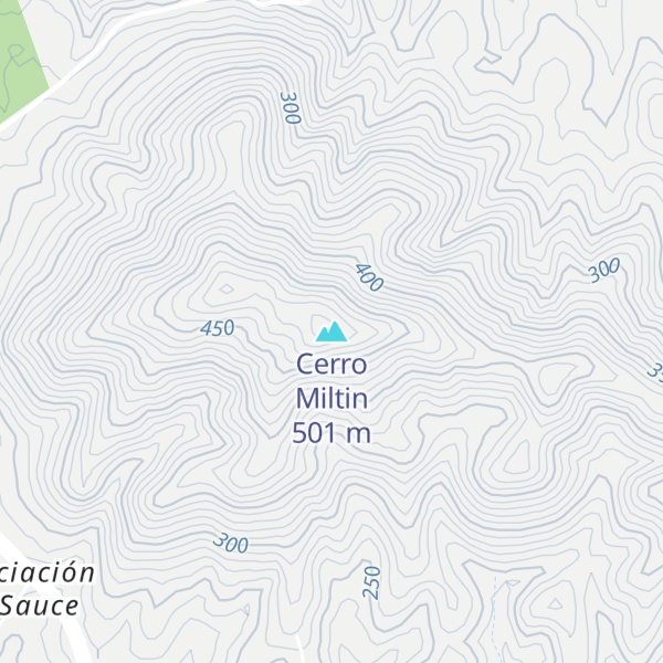 Map of Cerro Miltin
