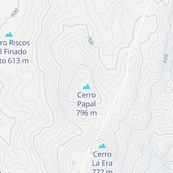 Map of Cerro Papal