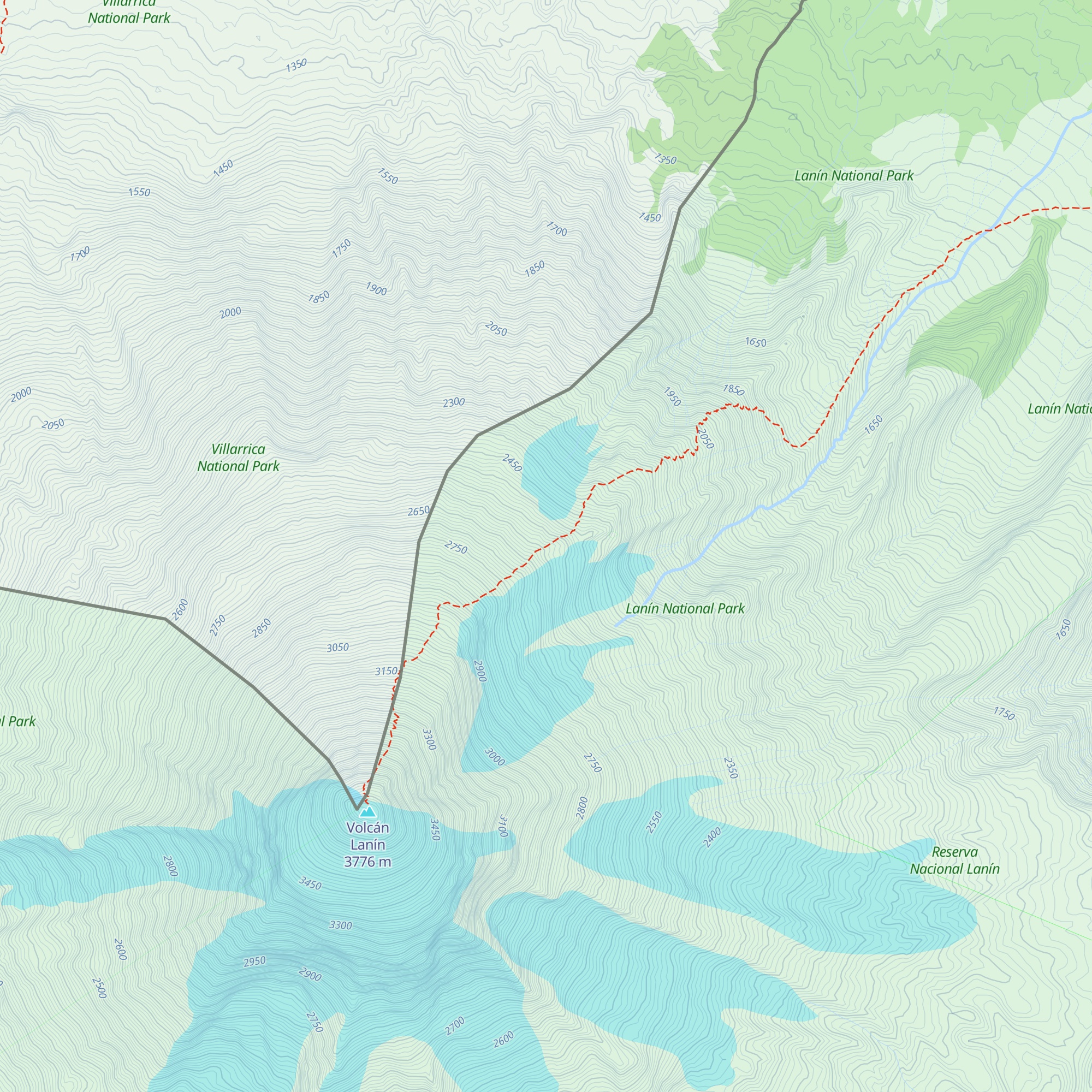 Refugio CAJA Amarilla map