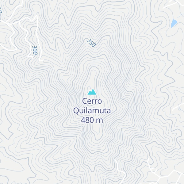 Map of Cerro Quilamuta