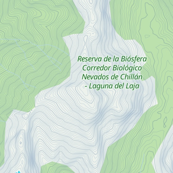 Map of Cerro Malalcura Norte
