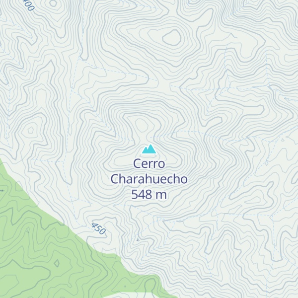 Map of Cerro Charahuecho