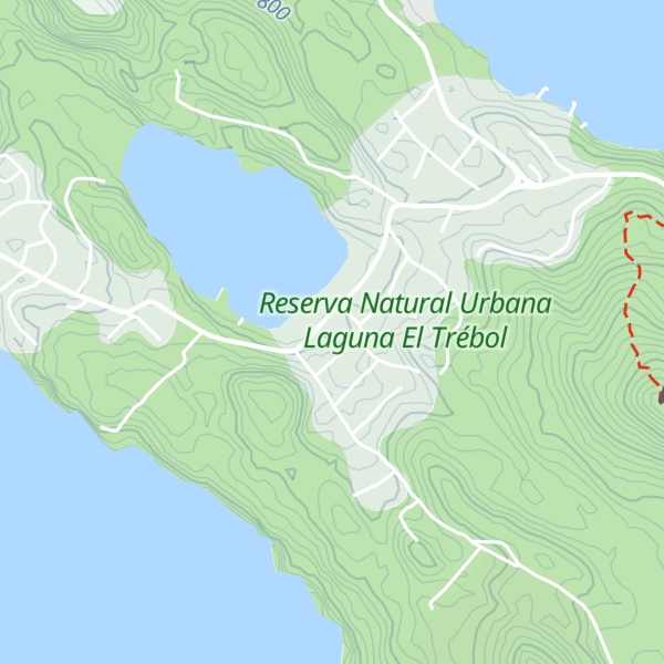 Map of Cabañas del Trébol