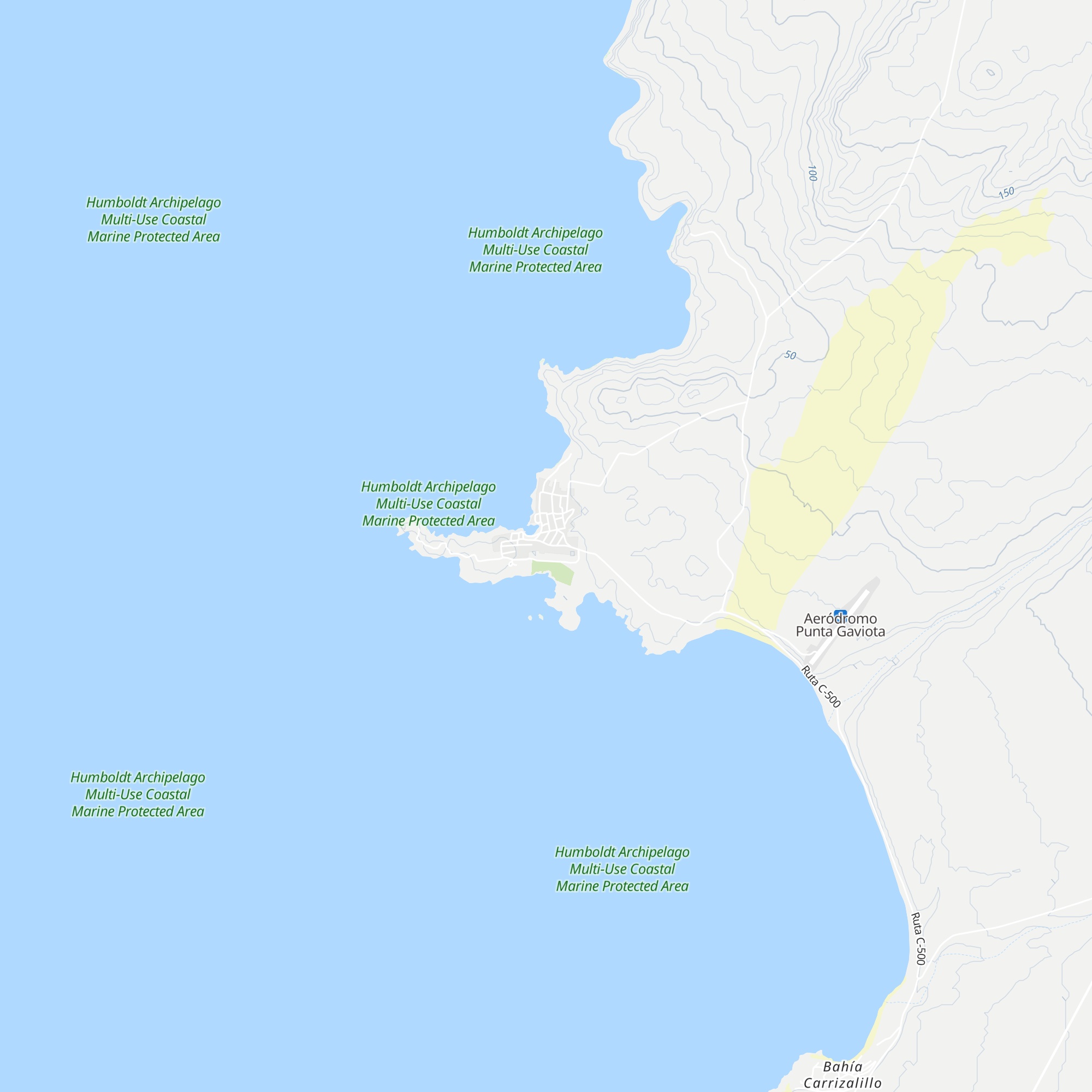 Refugio Náutico map