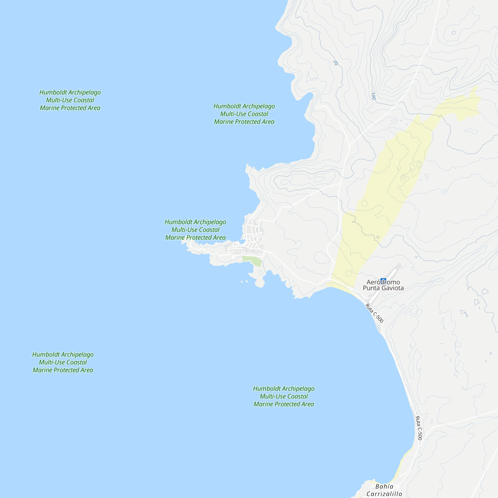 Refugio Náutico map