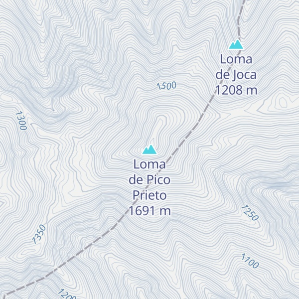 Map of Loma de Pico Prieto