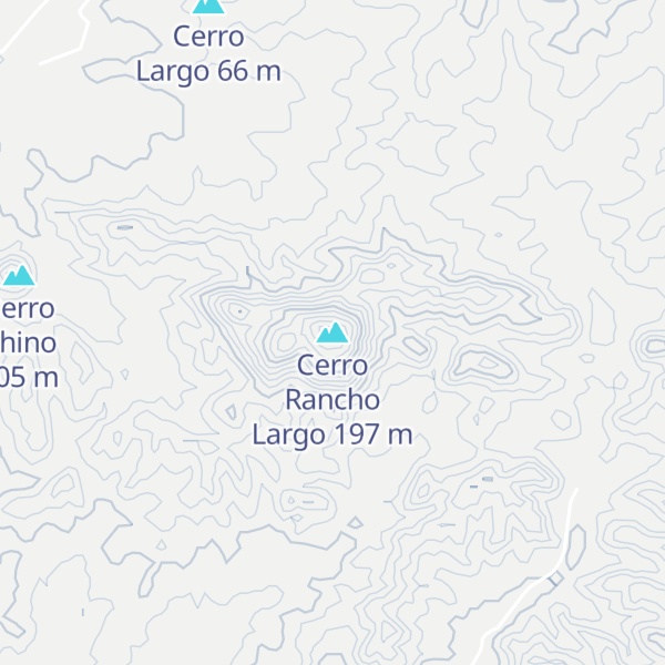Map of Cerro Rancho Largo