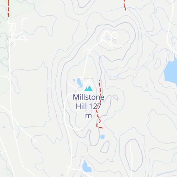 Map of Millstone Hill