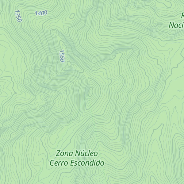 Map of Cerro Bico