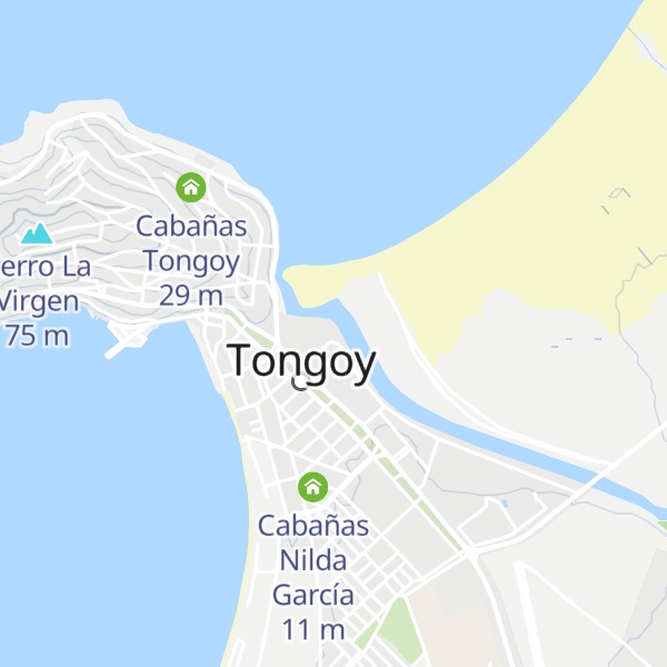 Map of Cabañas Anakena