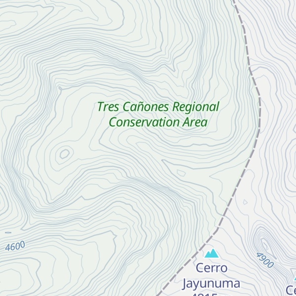 Map of Cerro Pucara