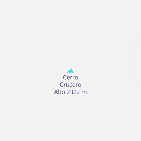 Map of Cerro Crucero Alto